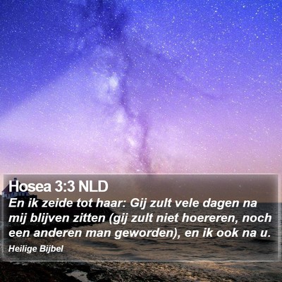 Hosea 3:3 NLD Bible Verse Image