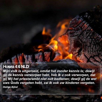 Hosea 4:6 NLD Bible Verse Image