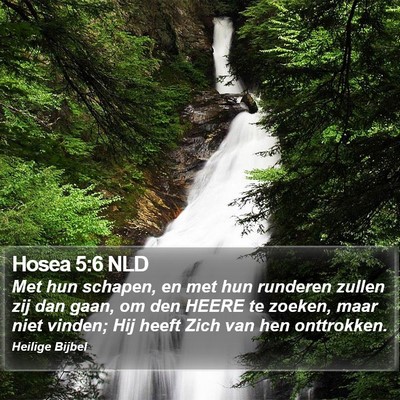 Hosea 5:6 NLD Bible Verse Image