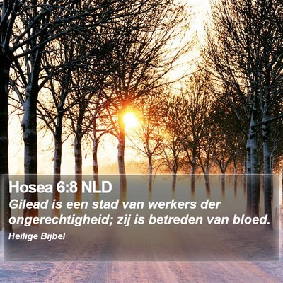 Hosea 6:8 NLD Bible Verse Image