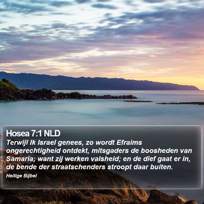 Hosea 7:1 NLD Bible Verse Image