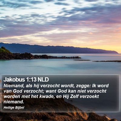 Jakobus 1:13 NLD Bible Verse Image