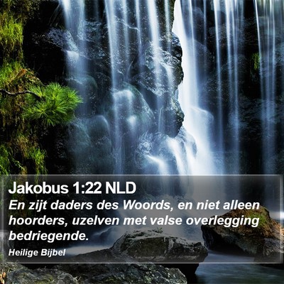 Jakobus 1:22 NLD Bible Verse Image