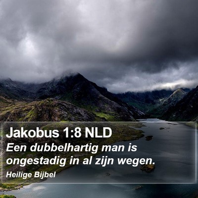 Jakobus 1:8 NLD Bible Verse Image