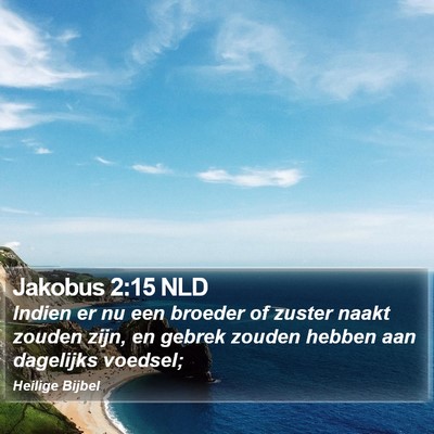 Jakobus 2:15 NLD Bible Verse Image