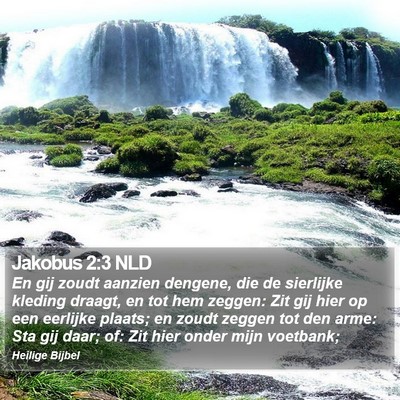 Jakobus 2:3 NLD Bible Verse Image