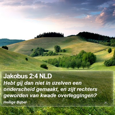 Jakobus 2:4 NLD Bible Verse Image