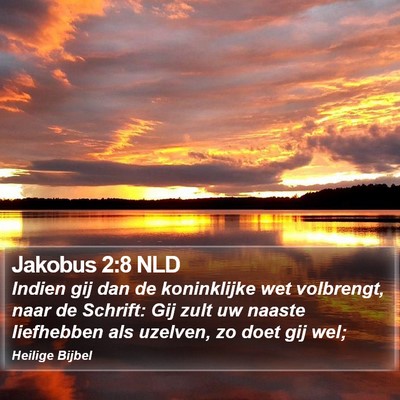 Jakobus 2:8 NLD Bible Verse Image