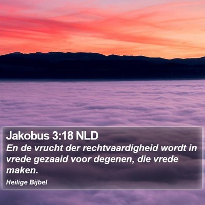 Jakobus 3:18 NLD Bible Verse Image