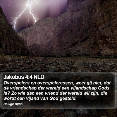 Jakobus 4:4 NLD Bible Verse Image