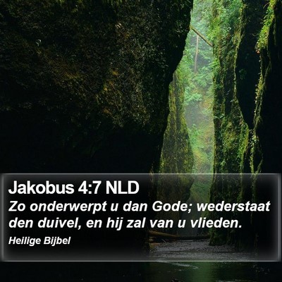 Jakobus 4:7 NLD Bible Verse Image