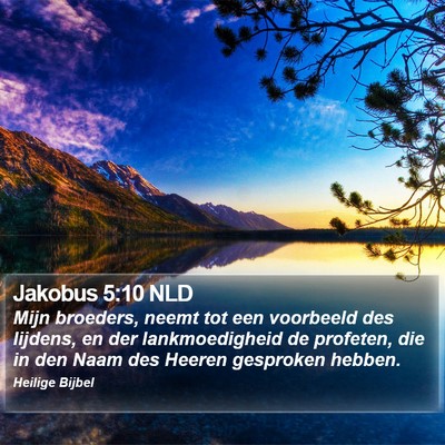 Jakobus 5:10 NLD Bible Verse Image