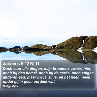 Jakobus 5:12 NLD Bible Verse Image