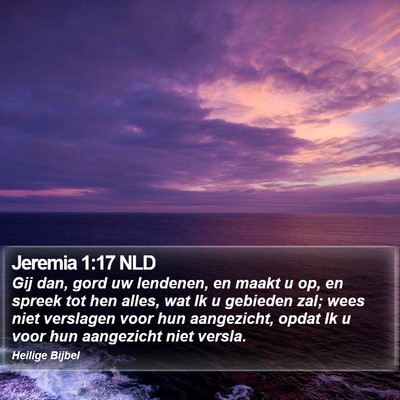 Jeremia 1:17 NLD Bible Verse Image