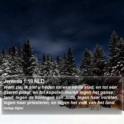 Jeremia 1:18 NLD Bible Verse Image
