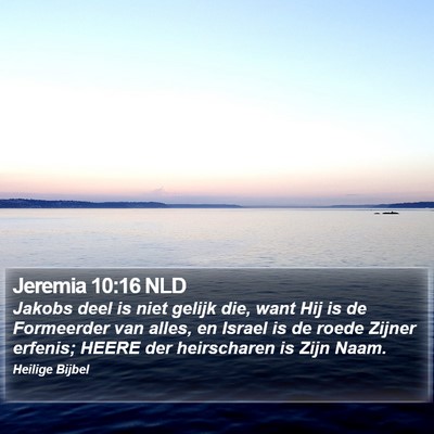 Jeremia 10:16 NLD Bible Verse Image