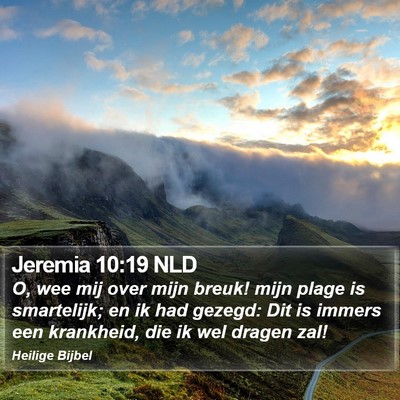 Jeremia 10:19 NLD Bible Verse Image