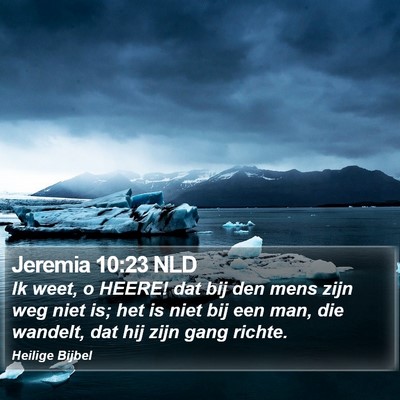 Jeremia 10:23 NLD Bible Verse Image