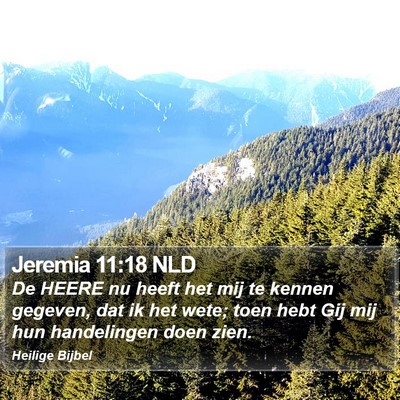 Jeremia 11:18 NLD Bible Verse Image