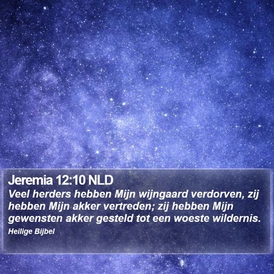 Jeremia 12:10 NLD Bible Verse Image