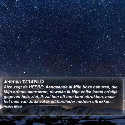 Jeremia 12:14 NLD Bible Verse Image