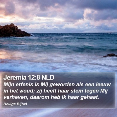 Jeremia 12:8 NLD Bible Verse Image