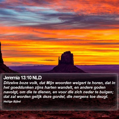 Jeremia 13:10 NLD Bible Verse Image