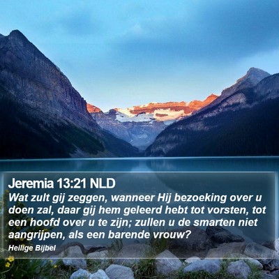 Jeremia 13:21 NLD Bible Verse Image