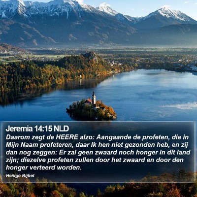 Jeremia 14:15 NLD Bible Verse Image