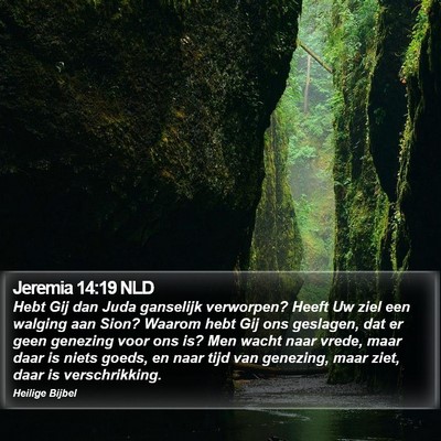 Jeremia 14:19 NLD Bible Verse Image