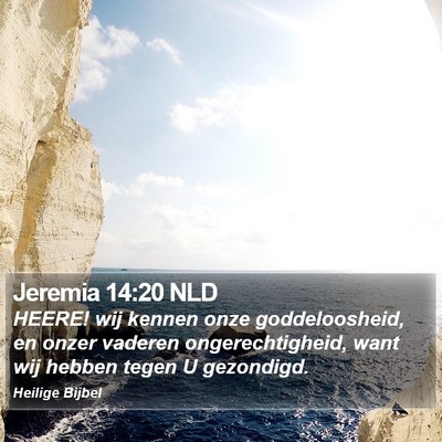 Jeremia 14:20 NLD Bible Verse Image