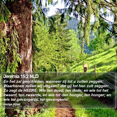 Jeremia 15:2 NLD Bible Verse Image