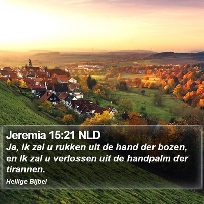 Jeremia 15:21 NLD Bible Verse Image