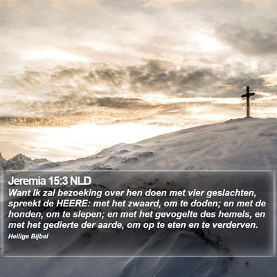 Jeremia 15:3 NLD Bible Verse Image
