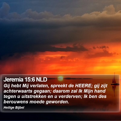 Jeremia 15:6 NLD Bible Verse Image