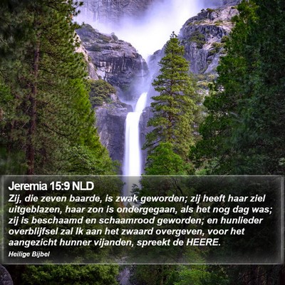 Jeremia 15:9 NLD Bible Verse Image