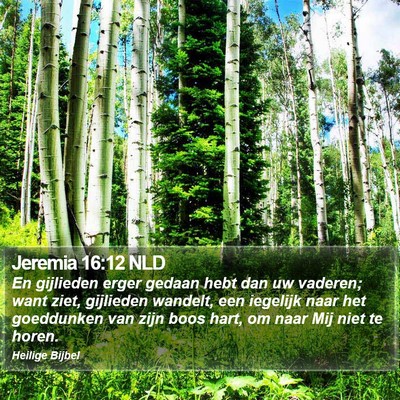 Jeremia 16:12 NLD Bible Verse Image