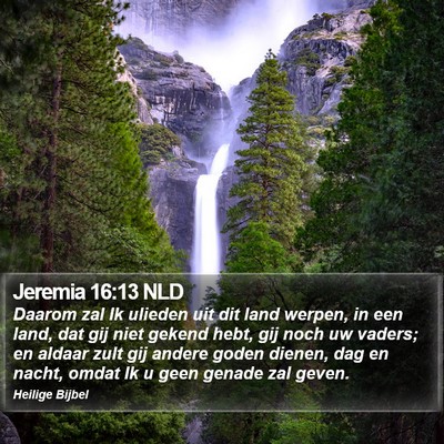 Jeremia 16:13 NLD Bible Verse Image