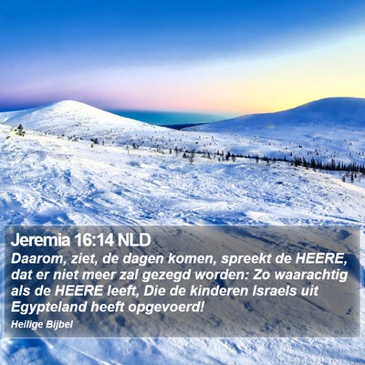 Jeremia 16:14 NLD Bible Verse Image