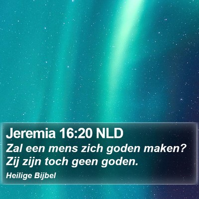 Jeremia 16:20 NLD Bible Verse Image