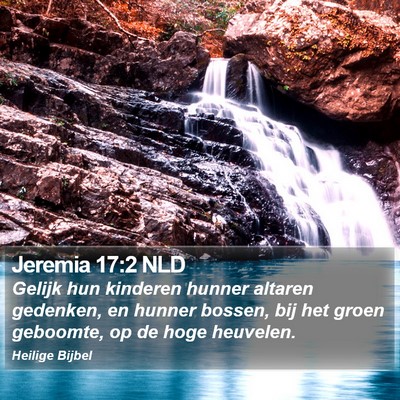 Jeremia 17:2 NLD Bible Verse Image