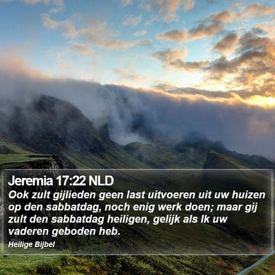 Jeremia 17:22 NLD Bible Verse Image