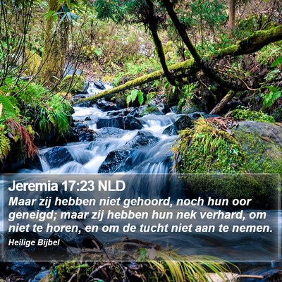 Jeremia 17:23 NLD Bible Verse Image