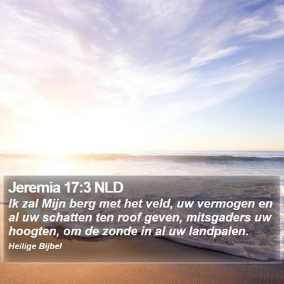 Jeremia 17:3 NLD Bible Verse Image