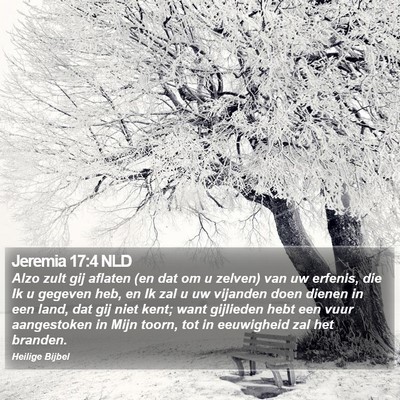 Jeremia 17:4 NLD Bible Verse Image