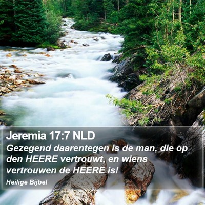 Jeremia 17:7 NLD Bible Verse Image