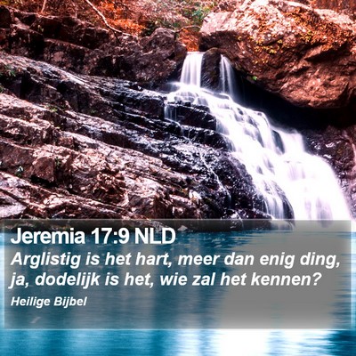 Jeremia 17:9 NLD Bible Verse Image
