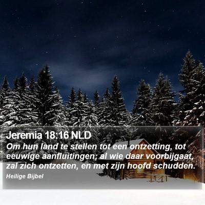 Jeremia 18:16 NLD Bible Verse Image