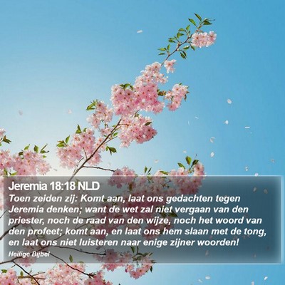 Jeremia 18:18 NLD Bible Verse Image