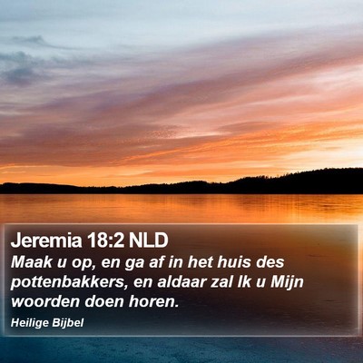 Jeremia 18:2 NLD Bible Verse Image